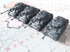 1/300 US M50 Super Sherman Tanks x4 3d printed 1/300 US M50 Super Sherman Tanks x4