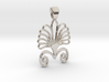 Art deco flower palm [pendant] 3d printed 