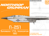 Northrop Grumman N-251 Supersonic VTOL Interceptor 3d printed 