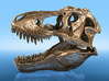 T. rex - metallic dinosaur skull 3d printed 