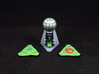 Laboratory & Slime tokens (3pcs) 3d printed Hand-painted models. 