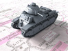 1/87 (HO) French Char D2 AMX4 SA35 Medium Tank 3d printed 1/87 (HO) French Char D2 AMX4 SA35 Medium Tank