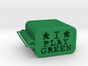I PLAY GREEN - Meeple keychains (8) 3d printed 