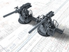 1/144 RN 4" MKV P Class Guns Closed Ports x5 3d printed 1/144 RN 4" MKV P Class Guns Closed Ports x5