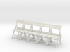 5 1:24 Wooden Folding Chairs 3d printed 