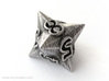 Faceted - D8, eight sided gaming dice 3d printed 