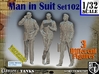 1/32 Man in Suit Set102 3d printed 