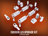 Chicken Leg Upgrade Kit 3d printed 