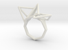 Geo Ring Wireframe Tall (110%) 3d printed 