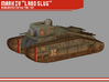 Mark IV "Land Slug" Medium Battle Tank 3d printed 
