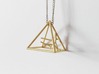 Naked Pyramid Pendant 3d printed 