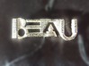 Beau's Name - Geometric Name Pendant 40 mm 3d printed 
