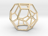 "Irregular" polyhedron no. 4 3d printed 