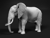 African Bush Elephant 1:28 Standing Male 3d printed 