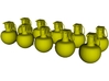 1/15 scale M-67 fragmentation grenades x 10 3d printed 