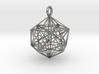 Icosahedron with inner Stellated Dodecahedron 30mm 3d printed 