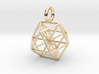 Vector Equilibrium - Cuboctahedron pendant - 21mm  3d printed 