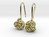 D-Strutura Soft. Smooth Rounded Earrings. 3d printed 