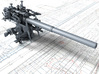 1/72 DKM 12.7 cm/45 (5") SK C/34 Gun x1 3d printed 3D render showing product detail3D render showing product detail