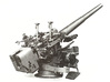 1/100 DKM 12.7 cm/45 (5") SK C/34 Guns x2 3d printed photographic reference