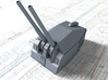 1/96 DKM 15cm/48 (5.9") Tbts KC/36T Gun x1 3d printed 3D render showing adjustable Barrel