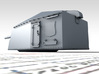 1/100 DKM 15cm/48 (5.9") Tbts KC/36T Gun x1 3d printed 3D render showing product detail