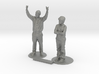 S Scale Standing People 5 3d printed This is render not a picture