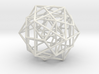 Nested Platonic Solids -round struts 3d printed 