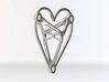 Necklace Heart - Generative Design 3d printed 