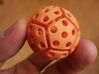 bouncing cat toy ball perforated size S 3d printed 