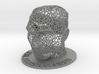 Customizable Name Plate in voronoi Ataturk bust 3d printed 