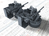 1/128 6-pdr (57mm)/7cwt QF MKIIA (MTB) x2 3d printed 1/128 6-pdr (57mm)/7cwt QF MKIIA (MTB) x2