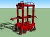 N Intermodal Straddle Carrier - No Safety Rails 3d printed 