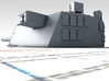 1/700 HMS Lion Class 16"/45 (40.6 cm) MKII Guns x3 3d printed 3D render showing B Turret