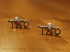 Hebrew Name Cufflinks - "Meir" 3d printed 