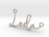 Leila Script First Name Pendant 3d printed 