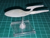 Odyssey Class 1/15000 x2 3d printed Smooth FIne Detail Plastic. 1/14000 Attack Wing version, mounted on a small Attack Wing base.