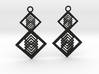 Geometrical earrings no.15  3d printed 