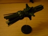 V'ger 1/500000 Attack Wing 3d printed Black Natural Versatile Plastic, painted by Grouchus74.