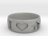 I Heart House Music Ring 3d printed 