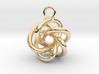 5-Knot Earring 20mm wide 3d printed 