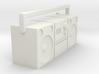 1/16 Radio cassette player, old type  3d printed 