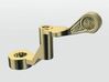THROTTLE LEVER ($11) 3d printed Brass is Beautiful but $$$
