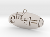 Euler identity Equation earring or pendant  3d printed 