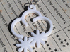 Frosty Cloud - Weather Symbol Pendant 3d printed 