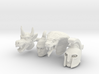 Galaxy Warrior Heads 4-Pack #1 - Multisize 3d printed 