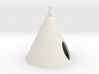 HO Scale Teepee 3d printed this is a render not a picture