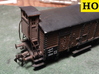 HO Brakeman's Cab Replacement Set 3d printed A finished brakeman's cab, ready to roll!  SFDP material shown.