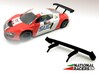 2x 3D Rear wing - NINCO AUDI R8 LMS 3d printed Rear Wing compatible with NINCO model (slot car and rear wing not included)