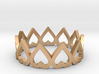 hearth crown ring all sizes, multisize 3d printed 